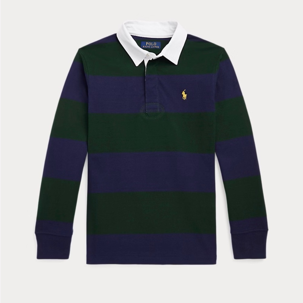Ralph Lauren Rugby Polo Striped Long Sleeve Shirt